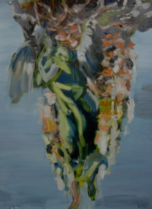 Angel in Flames (Annunciation Study) 2013 - Nick Wyatt Painting